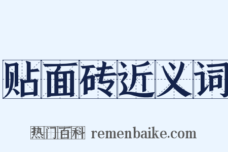 贴面砖近义词是什么意思的图片